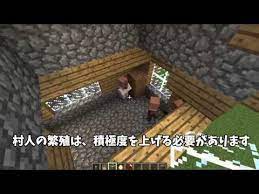 マイクラ 村人 簡単に無限増殖する方法 1 8 穴掘り式 マインクラフト マインクラフト クラフト 増殖