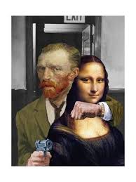 Art Theft Giclee Print Aberrant Art Art Com In 2021 Funny Art Pop Art Art Parody