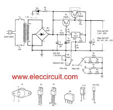 Lm317 2n3055 3a Variable Power Supply Electronics Projects Circuits Voltage Regulator Electronic Schematics Electronic Circuit Design