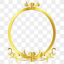 Gold Floral Oval Frame Vines Frame Vector Picture Frame Decorative Yellow Png And Vector With Transparent Background For Free Download Gold Photo Frames Oval Frame Shoe Poster