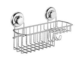 Check spelling or type a new query. Buy Hasko Accessories Powerful Vacuum Suction Cup Shower Caddy Basket For Shampoo Combo Organizer Basket With Soap Holder And Hooks Stainless Steel Holder For Bathroom Storage Chrome By Hasko