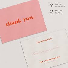 Thank You For Your Order Cards Instant Download Business Stationery Business Card Thank You Card Complementary Slip Note Card In 2020 Business Stationery Stationery Business Card Illustration Business Cards