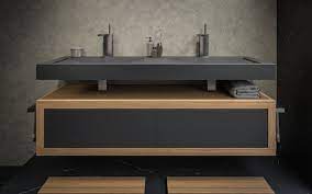 Two precisely inset doors and three functional drawers with. áˆ Aquatica Millennium Blck Stone Oak Wood Bathroom Vanity Buy Online Best Prices
