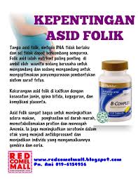 Ibu mengandung juga perlu makan makanan yang sedap dan mempunyai vitamin c dan zat besi yang tinggi seperti buah strawberi kerana ia kaya dengan serat untuk detoks badan dan pelawasan. Kepentingan Asid Folik Redcomel