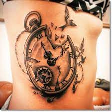 110 Cool Pocket Watch Tattoos That Are Totally Badass