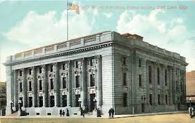 Vintage Salt Lake City Utah Usa Keyring With History On Reverse 1970s 80s 4 99 General Post Office Salt Lake City Mormon Post Office