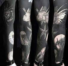 40 Ocean Sleeve Tattoos For Men Underwater Ink Design Ideas Negative Space Tattoo Sleeve Tattoos Ocean Sleeve Tattoos