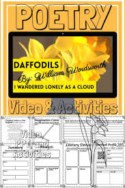 A Short 2 Minute Video Read Through Of William Wordsworth S Poem I Wandered Lonely As A Cloud Daf Teaching Upper Elementary Daffodils Education And Literacy