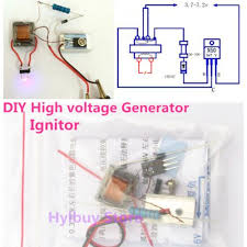 Diy Kit Dc High Voltage Generator Inverter Electric Ignitor For 18650 Battery Electronica Circuitos