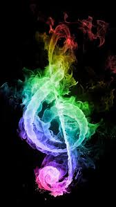 What Color Is Your Inner Fire Music Wallpaper Musical Art Music Notes