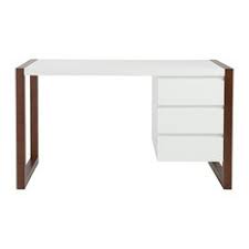Writing desk with glass sides glossy white and clear. 50 Most Popular White Lacquer Desks For 2021 Houzz