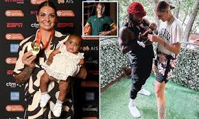 Aussie basketball star Cayla George reveals her newborn baby was a gift  from her sister-in-law | Daily Mail Online