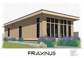 Fraxinus is a shed roof style modern small house plan featuring 800 square feet of single floor living space. No 31 Fraxinus Modern Shed Roof Style House Plan Free Download Small House Catalog