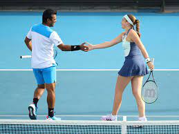 Jeļena ostapenko born 8 june 1997 is a latvian professional tennis player. Australian Open Leander Paes Jelena Ostapenko Reach Mixed Doubles 2nd Round Tennis News Times Of India
