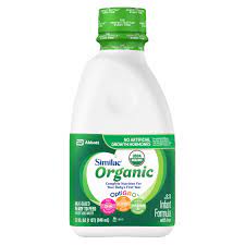 Similac Organic Infant Formula With Iron Ready To Feed 1 Qt Walmart Com Walmart Com