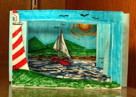 8th Grade Middle School Tunnel Book Art Lesson Elementary Art 7th Grade Art Elementary Art Projects