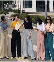 Minhshop.vn - 16+ Cách phối đồ với quần ống rộng chuẩn đẹp chưa bao giờ lỗi  thời
