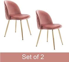 White bonded leather chair with wood arms. Guyou Modern Plush Velvet Accent Chairs Upholstered Round Back Dining Chairs Living Room Decor Set Of 2 With Brass Legs Soft Pink Pricepulse