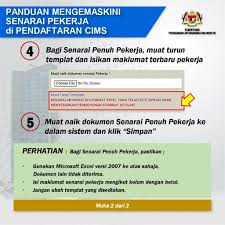Pusat cara cara 3 years ago. Sop Miti Lockdown Panduan Kemaskini Pendaftaran Pekerja Cims