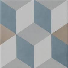 La sélection produits leroy merlin de ce samedi au meilleur prix ! Carrelage Sol Mur Forte Carreau Ciment Bleu Beige Patrimony Cube L 20 X L 20 Cm Carrelage Sol Carreaux Ciment Murs Bleus