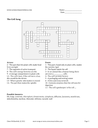 Music crossword puzzle unit 2 activity 5 answers. Cell Song Easy Crossword Puzzle