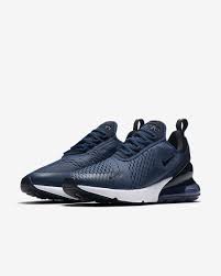 Nike Air Max 270 Black And Blue Womens Nike Air Max 270 Men S Shoe Mens Nike Shoes Nike Air Max Nike Shoes Girls Kids