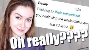 You'd really listen to me sing that??