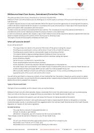 The health records act regulates the way an individual's health information is collected and handled throughout victoria. Melbourneheartcare Com Au