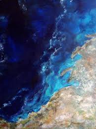 sea bird s eye view painting in 2021 birds eye view birds eye ocean art