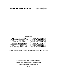 Pertanyaan diskusi tentang akuntansi manajemen lingkungan. Akmen Bab 17