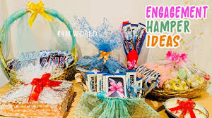 Perfect for someone who needs a quick the tomkat studio themed their gift basket idea around holiday cookies! Engagement Hamper Ideas Tutorial Of Handmade Hamper Engagement Hampers Engagement Gift Ideas Youtube