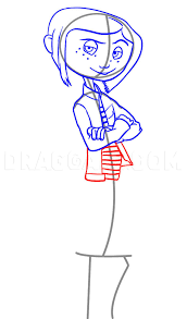 Print online or download for free! How To Draw Coraline Coloring Page Trace Drawing