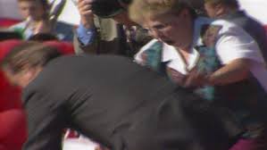 In 1996 it was bob dole's time. 1996 Dole Falls During Campaign Stop Cnn Video