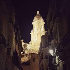 Anja On Instagram Buenas Noches Malaga Buenasnoches Goodnight Night Malaga Malaga Andalusia Andalucia Spain Cathedral Light Laterg Kathedrale