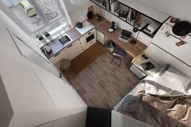 Odessa Le Studio Renove Et Fonctionnel De 17m2 Concu Par Fateeva Design Blog Esprit Design Amenagement Petit Appartement Amenagement Studio 20m2 Amenagement Studio