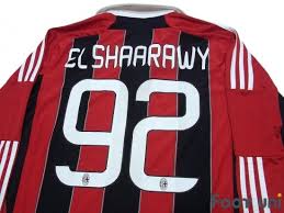 Adidas ac mailand trikot fan jersey shirt ac milan home heim s11836 fußball. Ac Milan 2012 2013 Home Long Sleeve Shirt 92 El Shaarawy Online Store From Footuni Japan