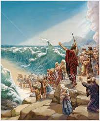 Crossing The Red Sea Bible Pictures Biblical Art Bible Art