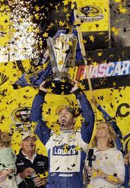 Jimmie johnson greets fans during the nascar cup series race at martinsville speedway in jimmie johnson will have one more season in nascar. Jimmie Johnson Nabs Record Tying 7th Nascar Championship The Columbian