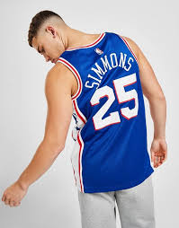 Ben simmons is an average player if you keep him in half court. Nike Ben Simmons 76ers Icon Edition 2020 Nba Swingman Trikot Weiss Jd Sports