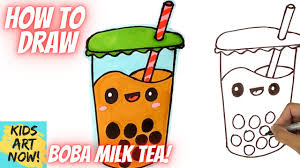 The sweet and creamy bubble teas you buy in the stores are usually flavored with special powders and sweetened condensed milk. How To Draw Boba Milk Tea Bubble Tea Youtube