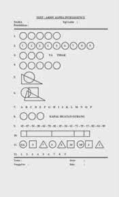 Army alpha intelegence test tes ini terdiri atas 12 soal atau lebih, yang berisi kombinasi deretan angka dan deretan bentuk ruang. Apa Itu Tes Army Alpha Tes Psikotes Seleksi Perusahaan