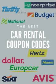 Best Car Rental Coupon Codes To Save You Insane Amounts Of Car Rental Coupons Car Rental Coupon Codes Car Rental