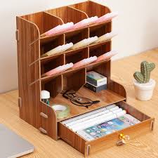 Check spelling or type a new query. Wooden Desk Organizer Multi Functional Diy Pen Pencil Holder Box Desktop Stationary Home Office Supply Storage Rack Pen Holders Aliexpress