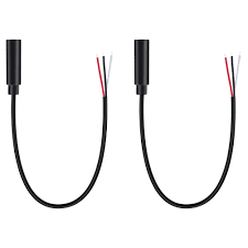 Maybe you would like to learn more about one of these? Amazon Com Fancasee 2 Pack Replacement 3 5mm Female Jack To Bare Wire Open End Trs 3 Pole Stereo 1 8 3 5mm Jack Plug Connector Audio Cable For Headphone Headset Earphone Cable Repair Electronics