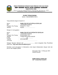 Check spelling or type a new query. Download Contoh Sk Tugas Penugasan Operator Sekolah Di Sdm 2015