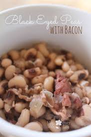 Black Eyed Peas Recipe With Bacon Recipe Bacon Recipes Pea Recipes Black Eyed Peas Recipe