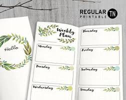 Printable Bullet Journal Weekly Inserts Printable Planner Printable Tn Weekly Planner Inserts Pdf File Bullet Journal Ideas Pages Bullet Journal Inspiration Bullet Journal Themes