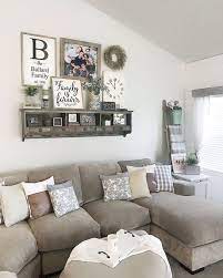 Many brands now produce both wallpaper and paint, so tricky decisions are often already made for work a world map into your décor for a cool artwork with international appeal. 75 Best Farmhouse Wall Decor Ideas For Living Room 1 Ideaboz Farm House Living Room Family Room Walls Farmhouse Decor Living Room
