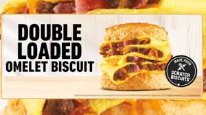 double loaded omelet biscuit