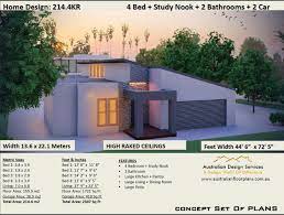 Skillion Roof House Plans 4 Bedroom House Plans Double Etsy Affordable House Plans House Plans Australia Skillion Roof